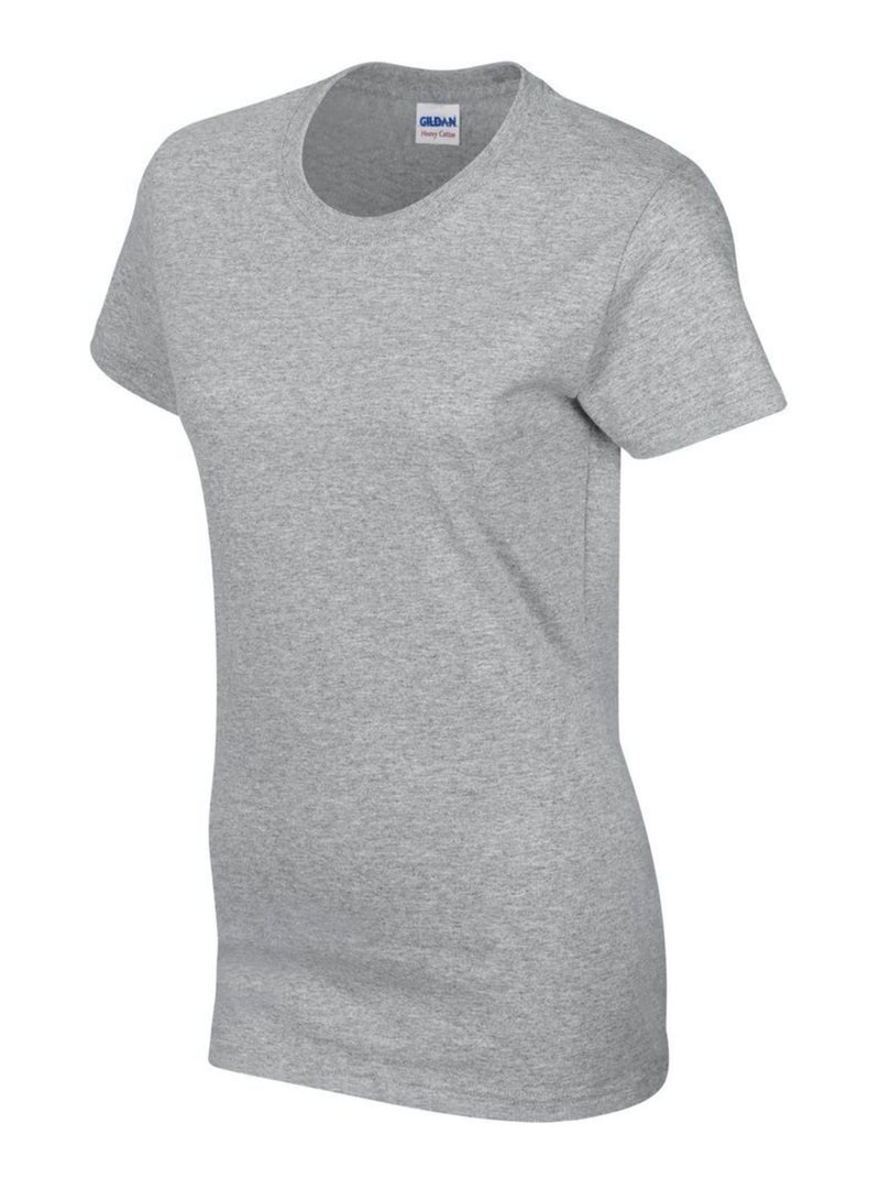 Gildan - T-shirt Gris - Kiabi