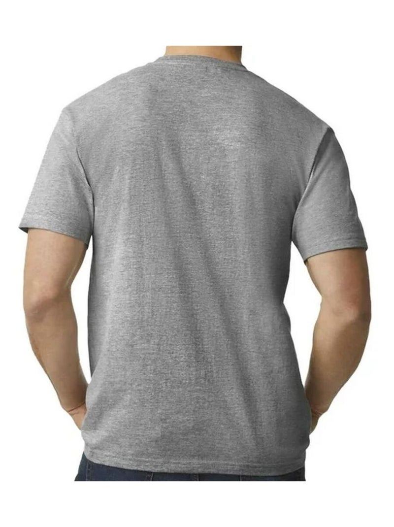 Gildan - T-shirt Gris - Kiabi