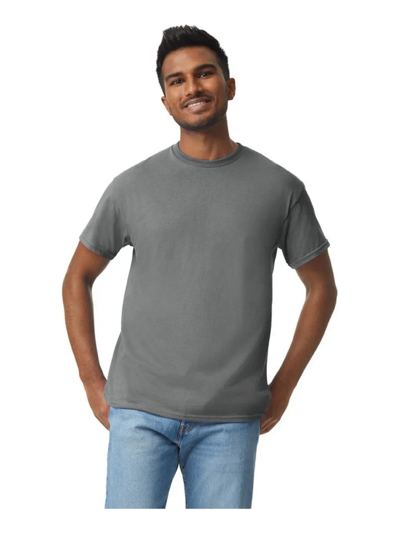 Gildan - T-shirt Gris moyen - Kiabi