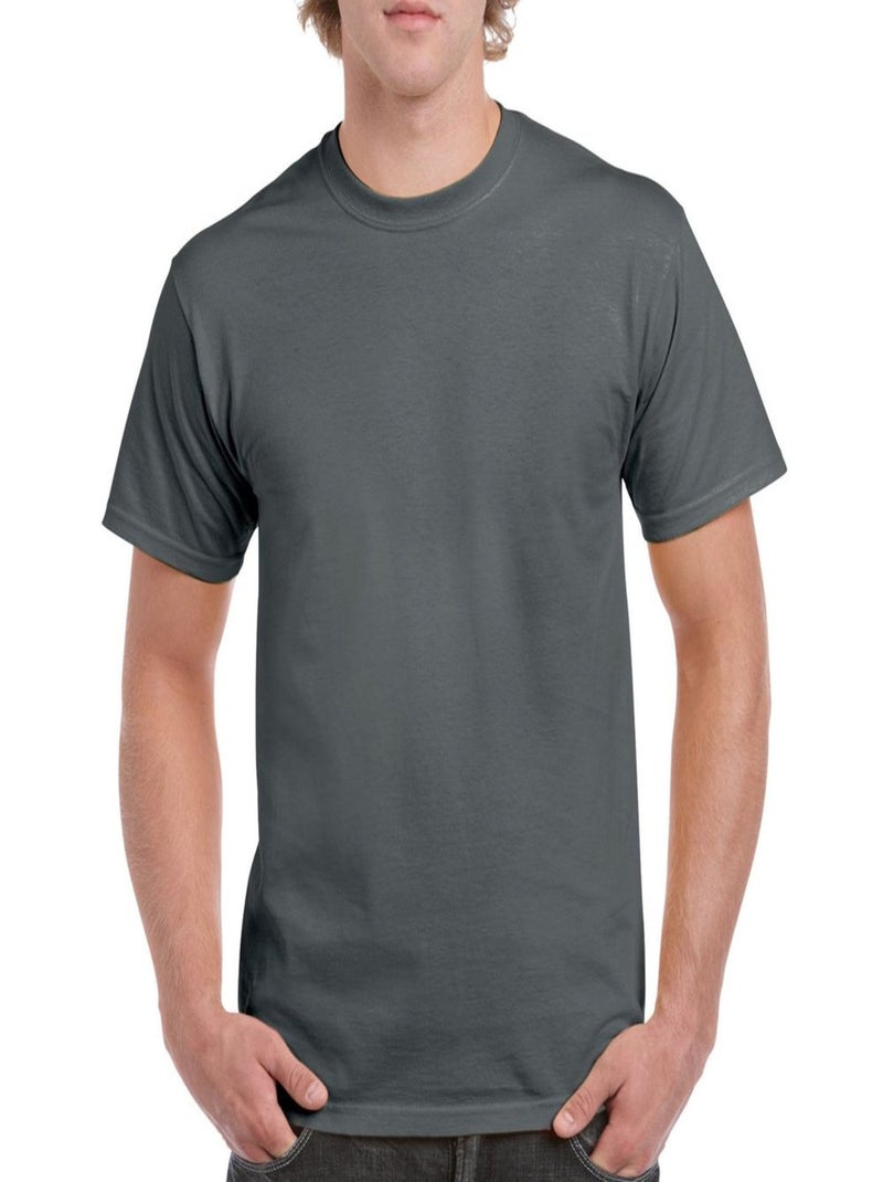 Gildan - T-shirt Gris Noir - Kiabi