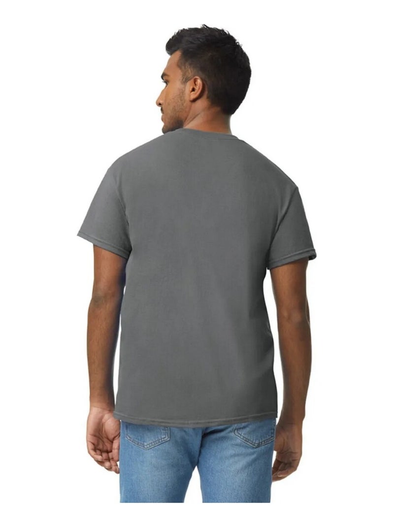 Gildan - T-shirt Gris Noir - Kiabi