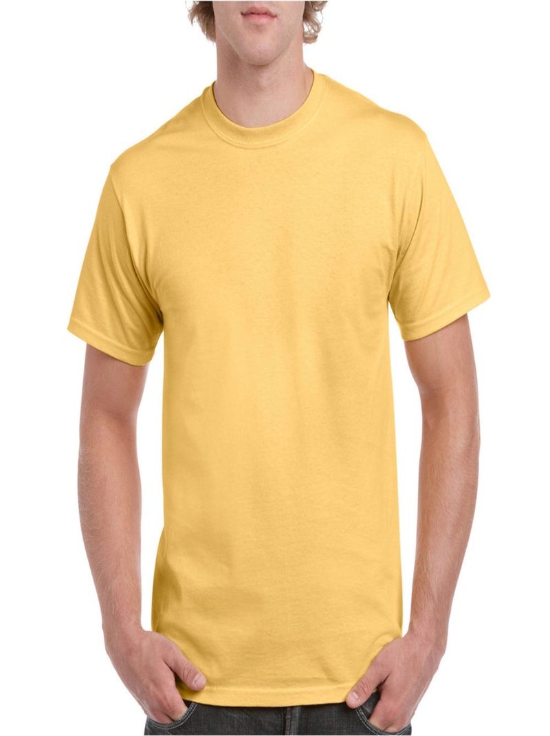 Gildan - T-shirt Jaune clair - Kiabi