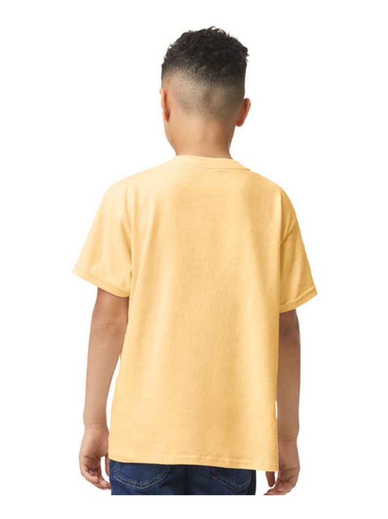 Gildan - T-shirt Jaune clair - Kiabi