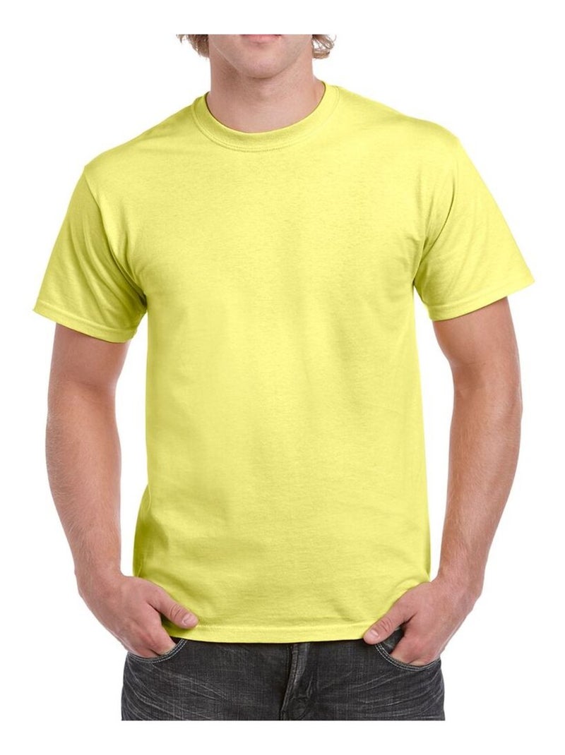 Gildan - T-shirt Jaune - Kiabi