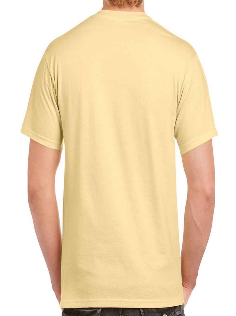 Gildan - T-shirt Jaune moutarde - Kiabi