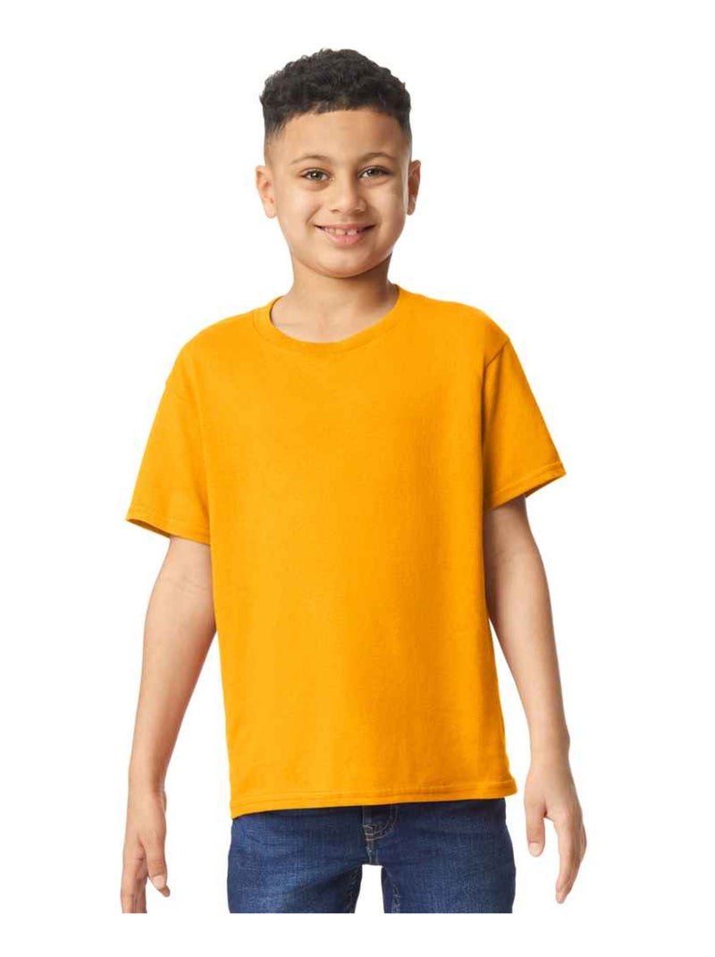 Gildan - T-shirt Jaune or - Kiabi