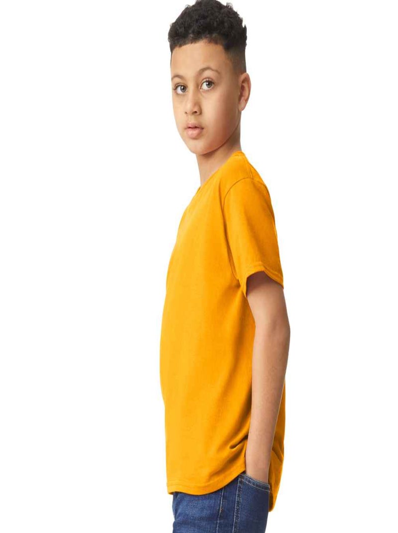 Gildan - T-shirt Jaune or - Kiabi