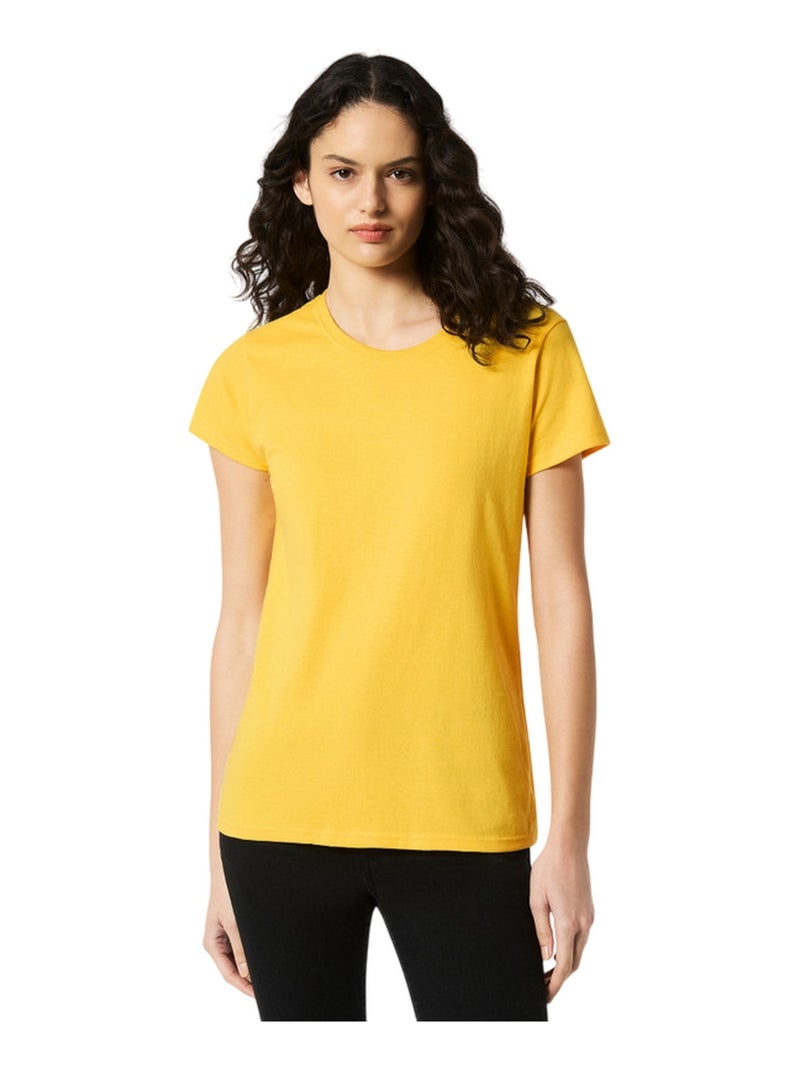 Gildan - T-shirt Jaune poussin - Kiabi