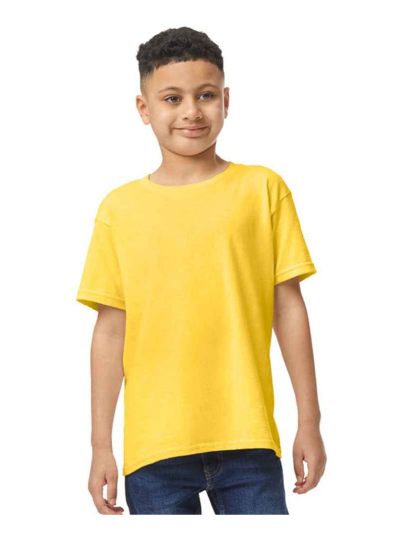 Gildan - T-shirt Jaune poussin - Kiabi