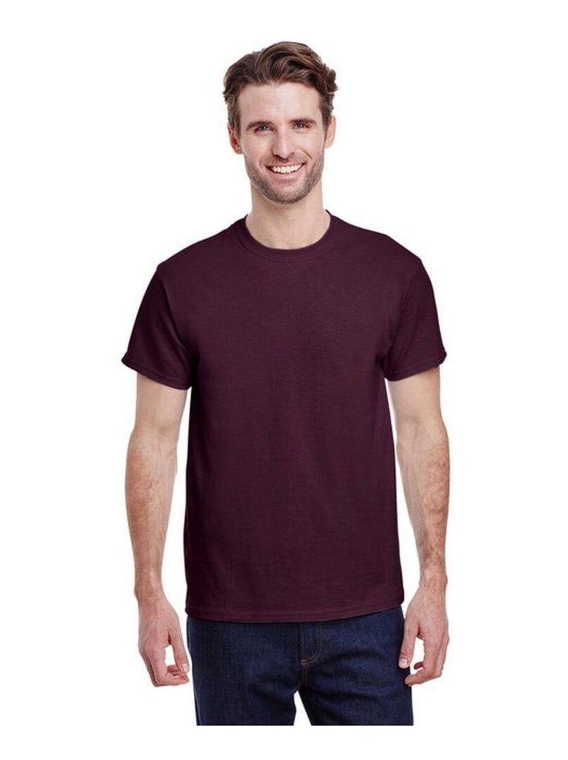 Gildan - T-shirt manches courtes HEAVY COTTON Bleu - Kiabi