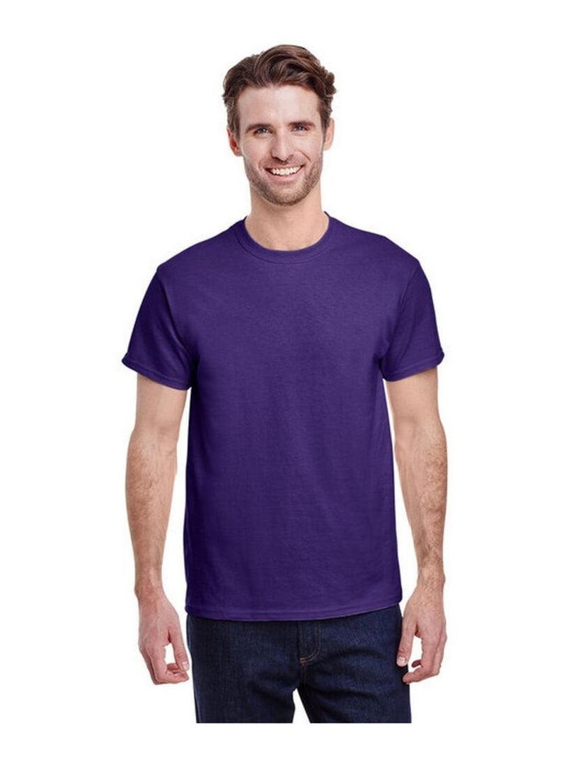 Gildan - T-shirt manches courtes HEAVY COTTON Bleu nuit - Kiabi