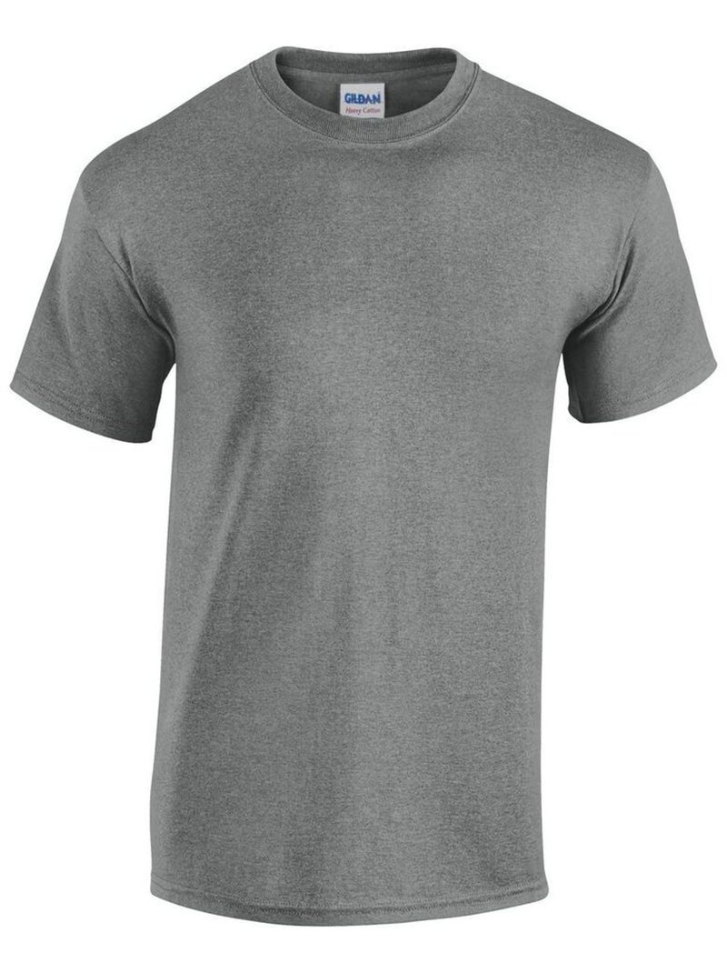 Gildan - T-shirt manches courtes HEAVY COTTON Gris moyen - Kiabi