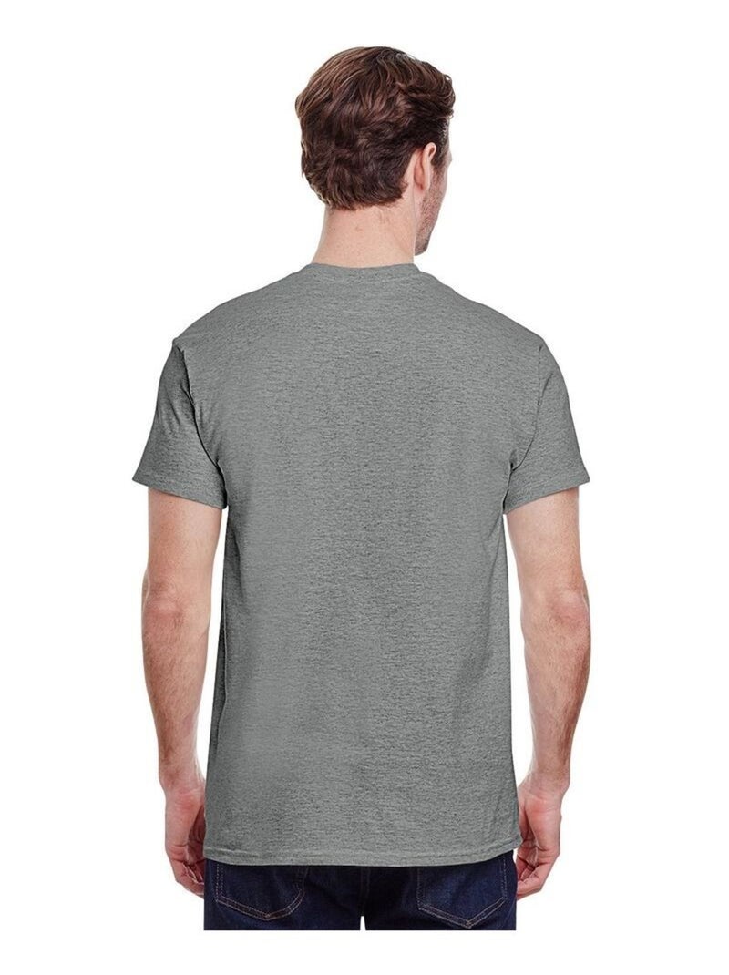 Gildan - T-shirt manches courtes HEAVY COTTON Gris moyen - Kiabi