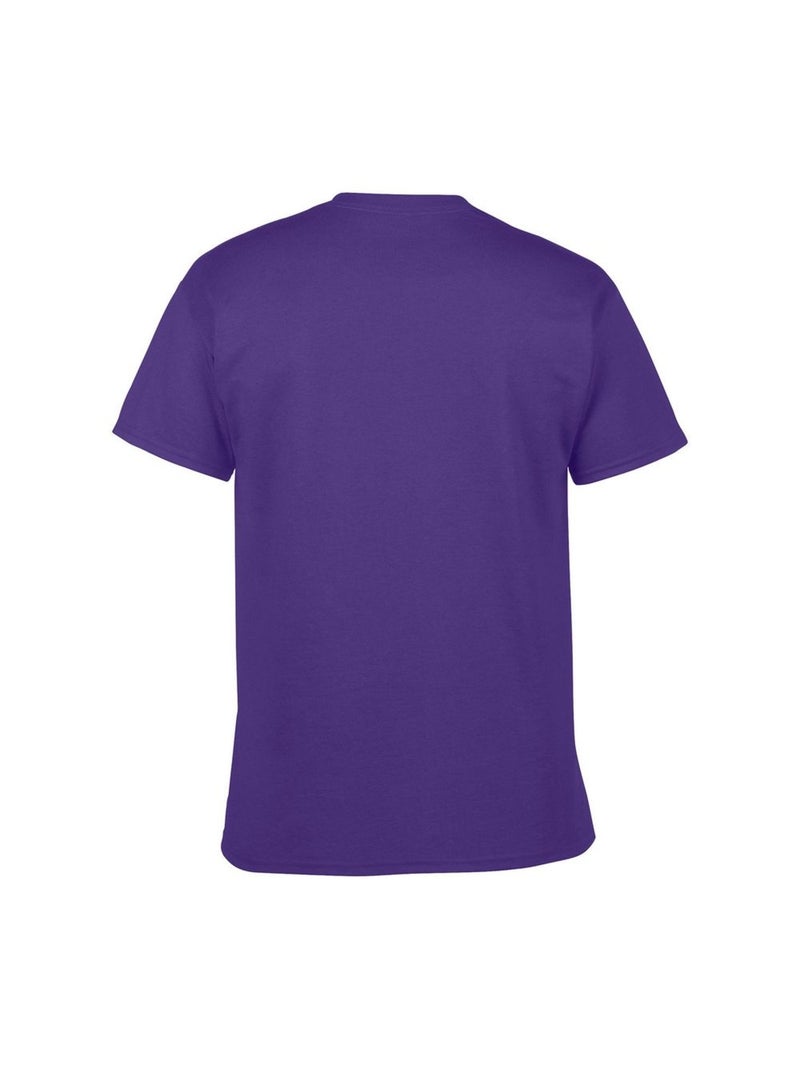 Gildan - T-shirt manches courtes HEAVY COTTON Mauve lilas - Kiabi