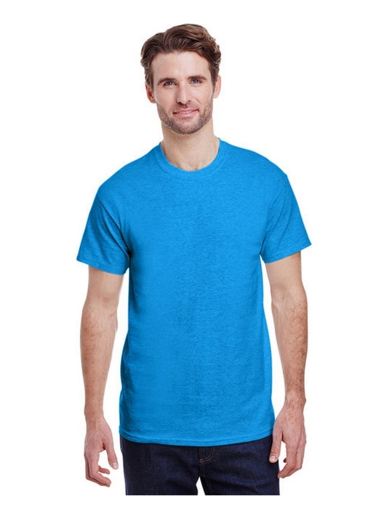 Gildan - T-shirt manches courtes HEAVY COTTON Orange mandarine - Kiabi