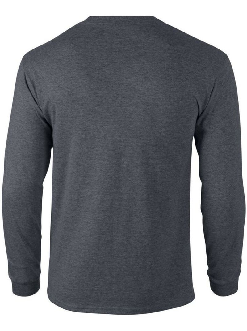 Gildan - T-shirt manches longues Gris foncé - Kiabi