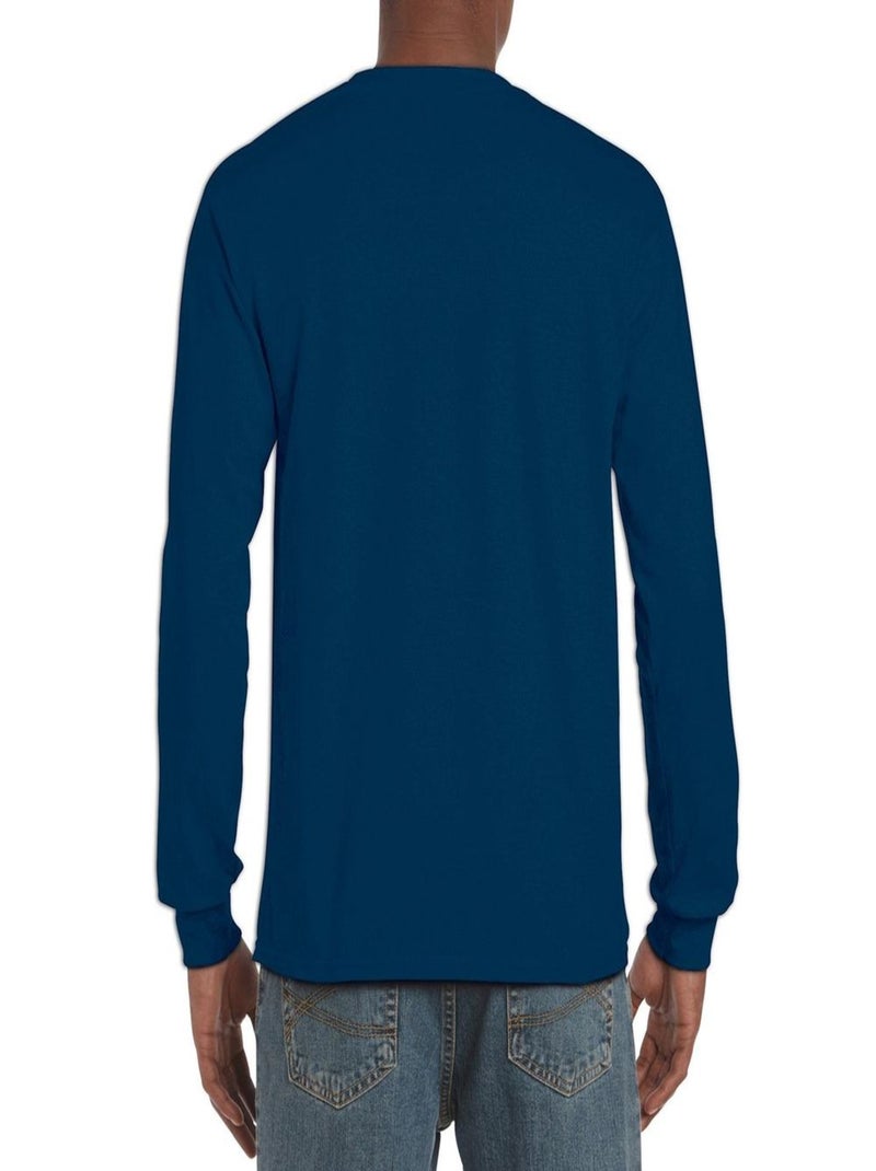 Gildan - T-shirt manches longues HAMMER Bleu marine - Kiabi