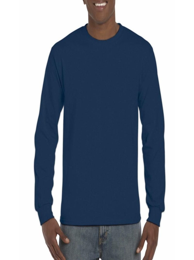 Gildan - T-shirt manches longues HAMMER Bleu marine - Kiabi