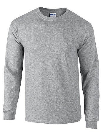 Gildan - T-shirt manches longues motif/style uni