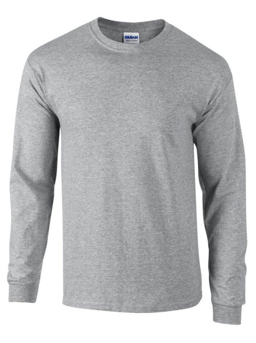 Gildan - T-shirt manches longues motif/style uni - Kiabi