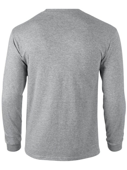 Gildan - T-shirt manches longues motif/style uni - Kiabi