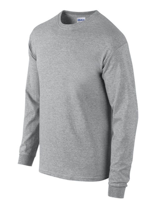 Gildan - T-shirt manches longues motif/style uni - Kiabi