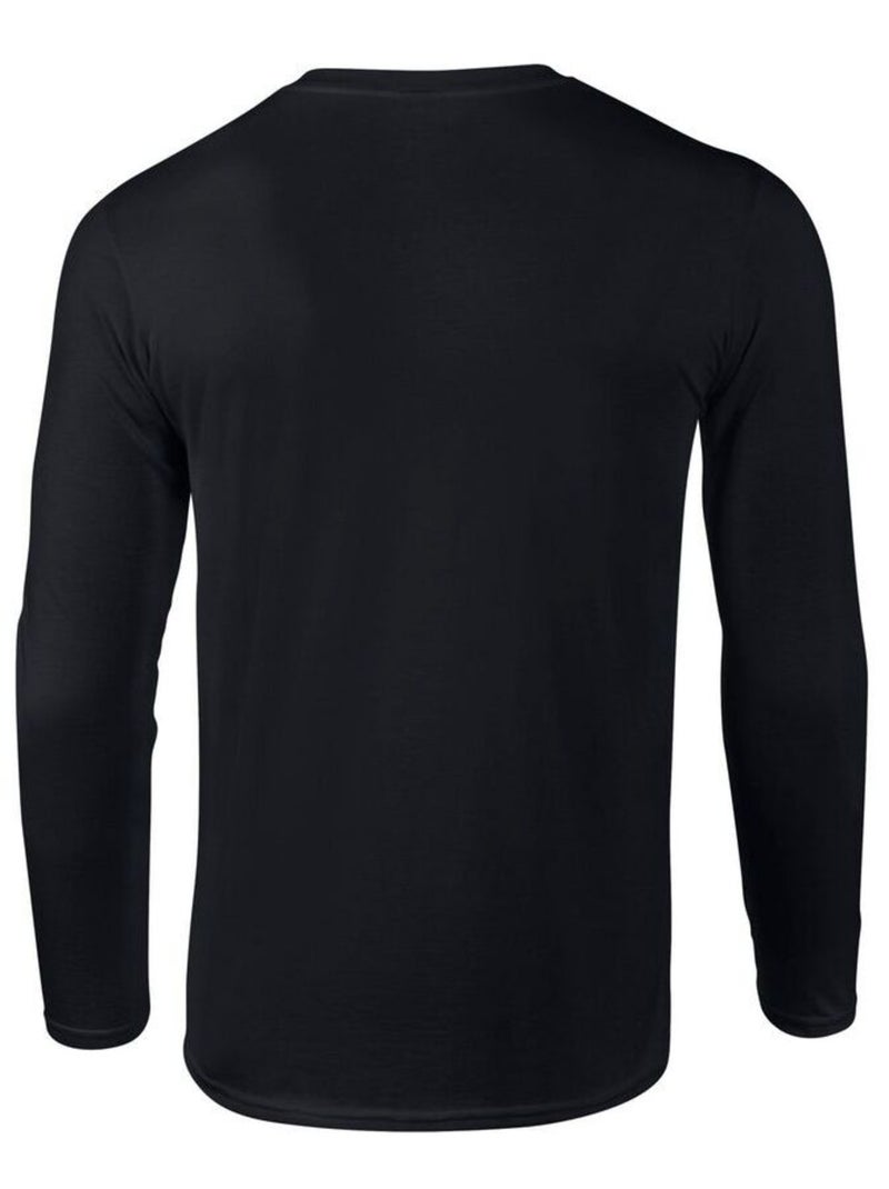 Gildan - T-shirt manches longues Noir - Kiabi