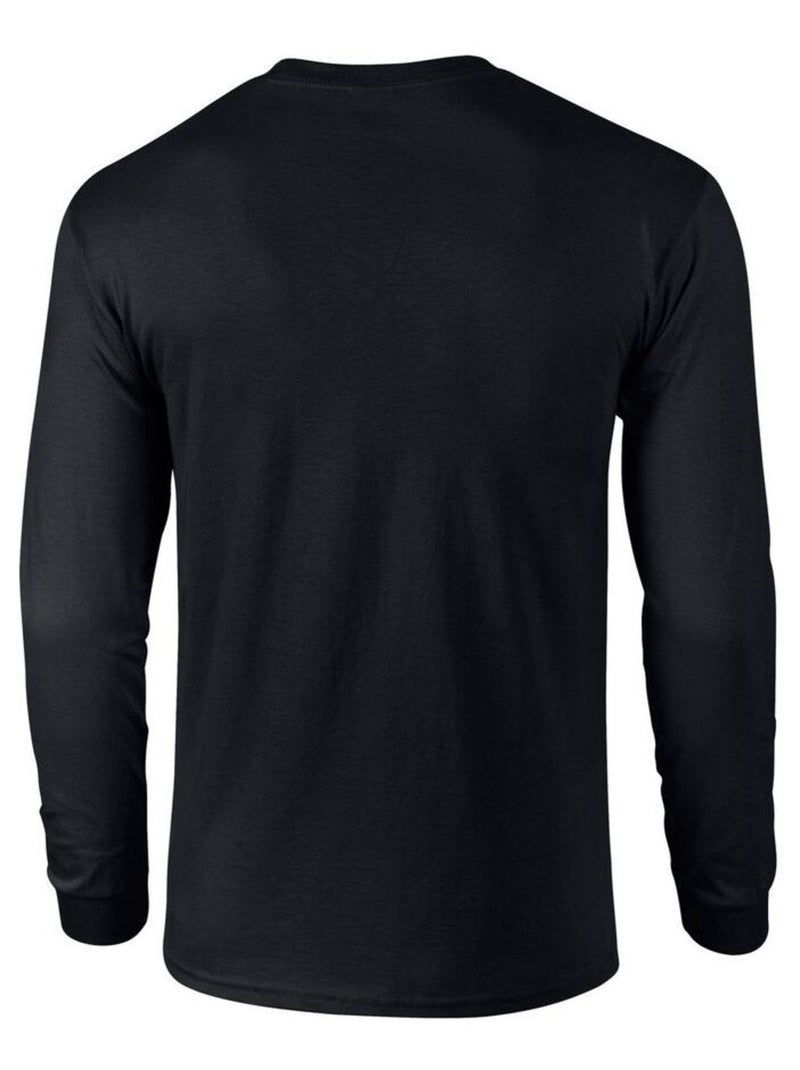 Gildan - T-shirt manches longues Noir - Kiabi