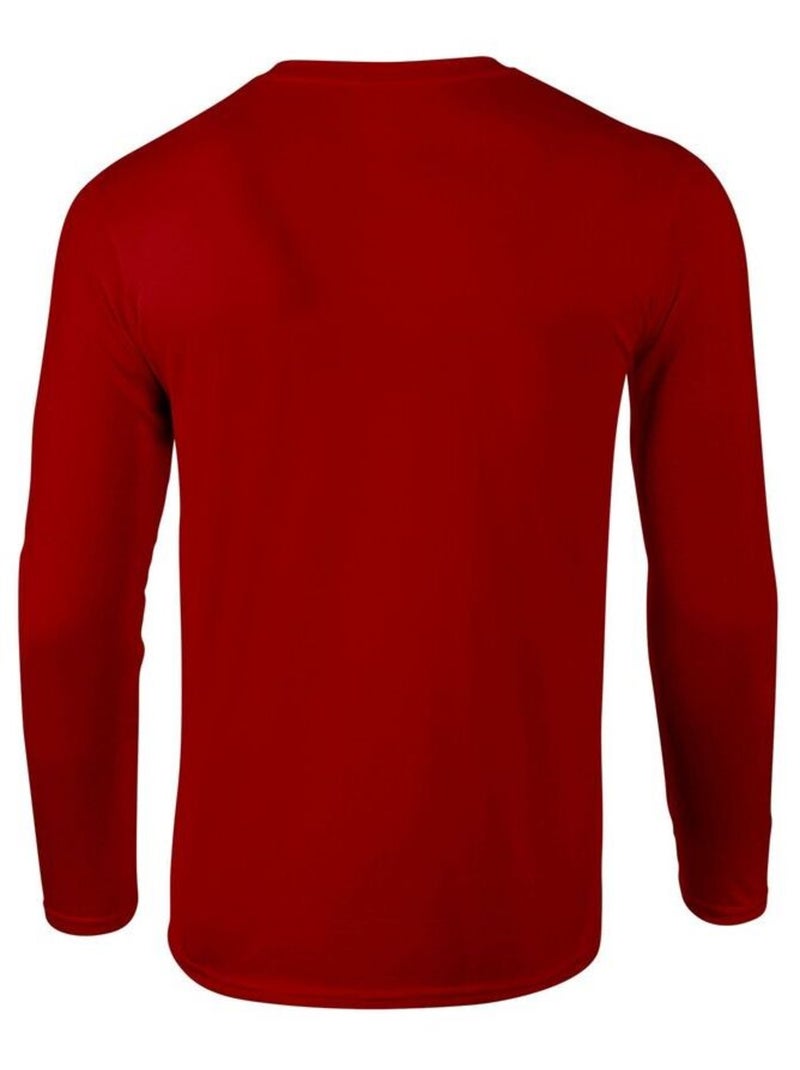 Gildan - T-shirt manches longues Rouge - Kiabi