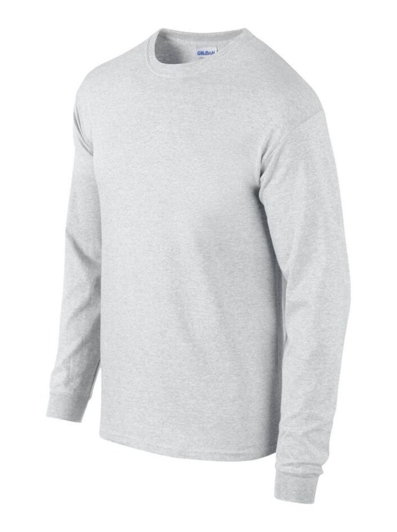 Gildan - T-shirt manches longues ULTRA Gris - Kiabi