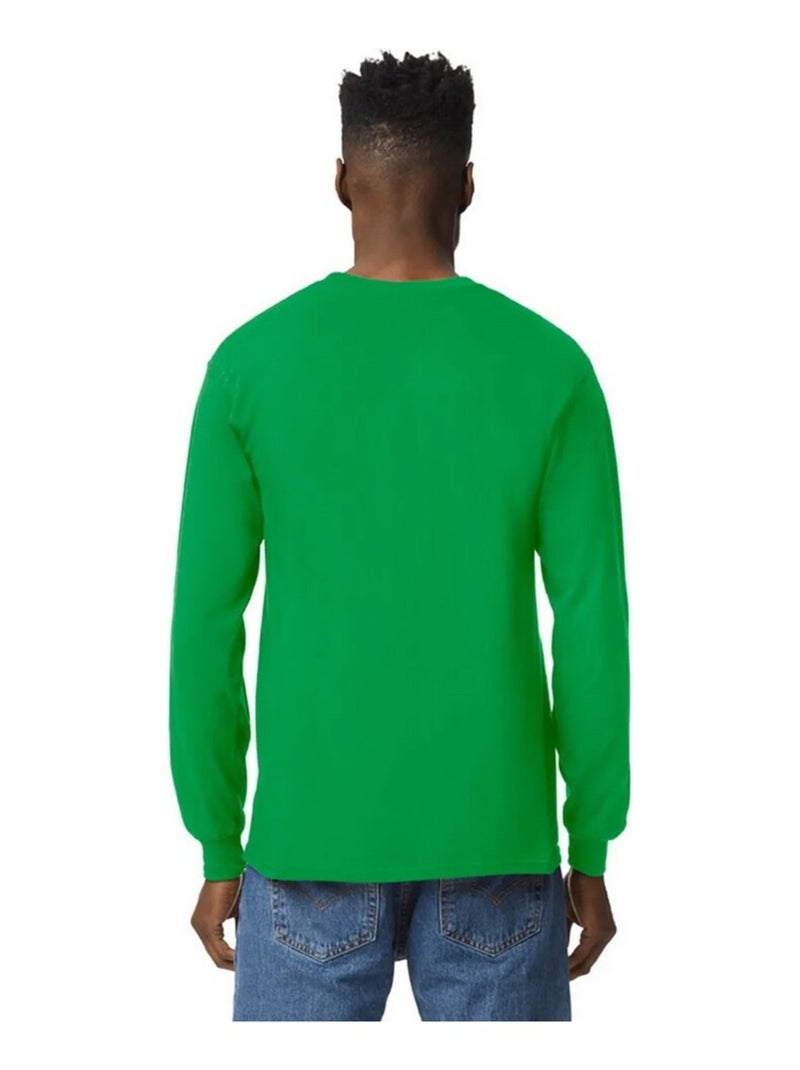 Gildan - T-shirt manches longues Vert chèvrefeuille - Kiabi