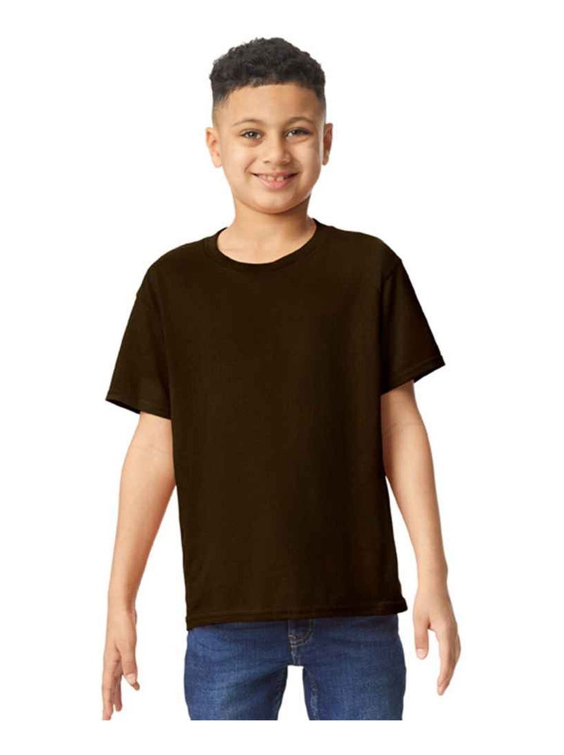 Gildan - T-shirt Marron foncé - Kiabi