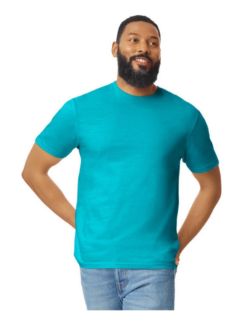 Gildan - T-shirt motif/style uni SOFTSTYLE Bleu - Kiabi