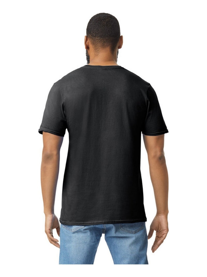 Gildan - T-shirt motif/style uni SOFTSTYLE Noir - Kiabi