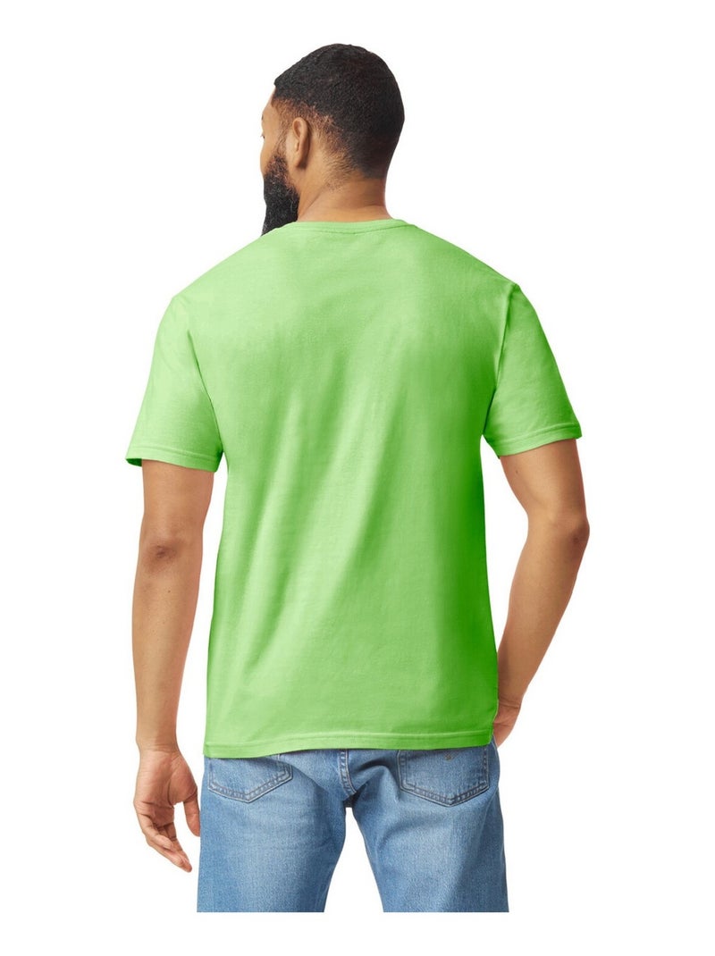 Gildan - T-shirt motif/style uni SOFTSTYLE Vert clair - Kiabi