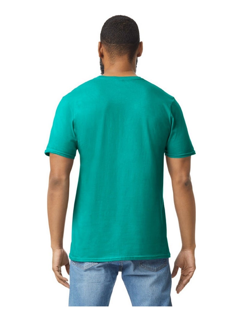 Gildan - T-shirt motif/style uni SOFTSTYLE Vert jade - Kiabi