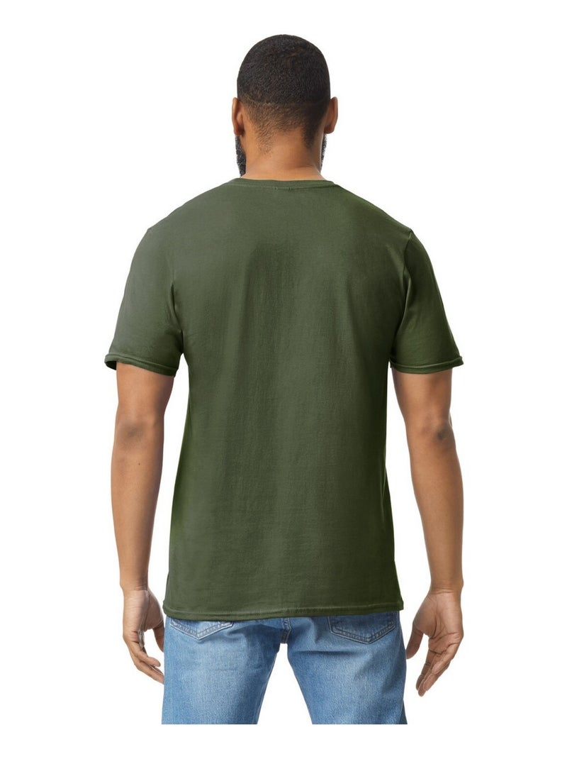 Gildan - T-shirt motif/style uni SOFTSTYLE Vert kaki - Kiabi