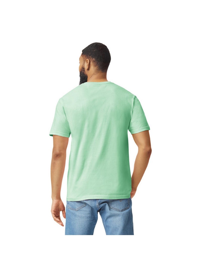 Gildan - T-shirt motif/style uni SOFTSTYLE Vert menthe - Kiabi