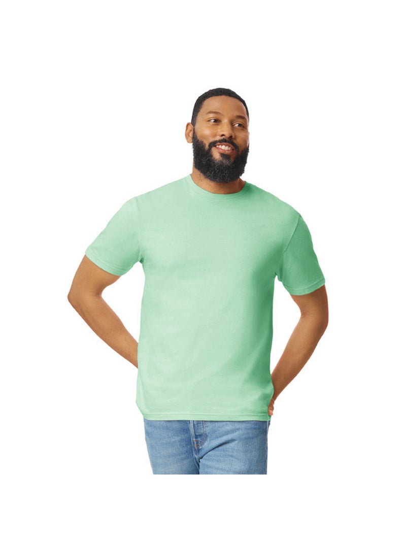 Gildan - T-shirt motif/style uni SOFTSTYLE Vert menthe - Kiabi