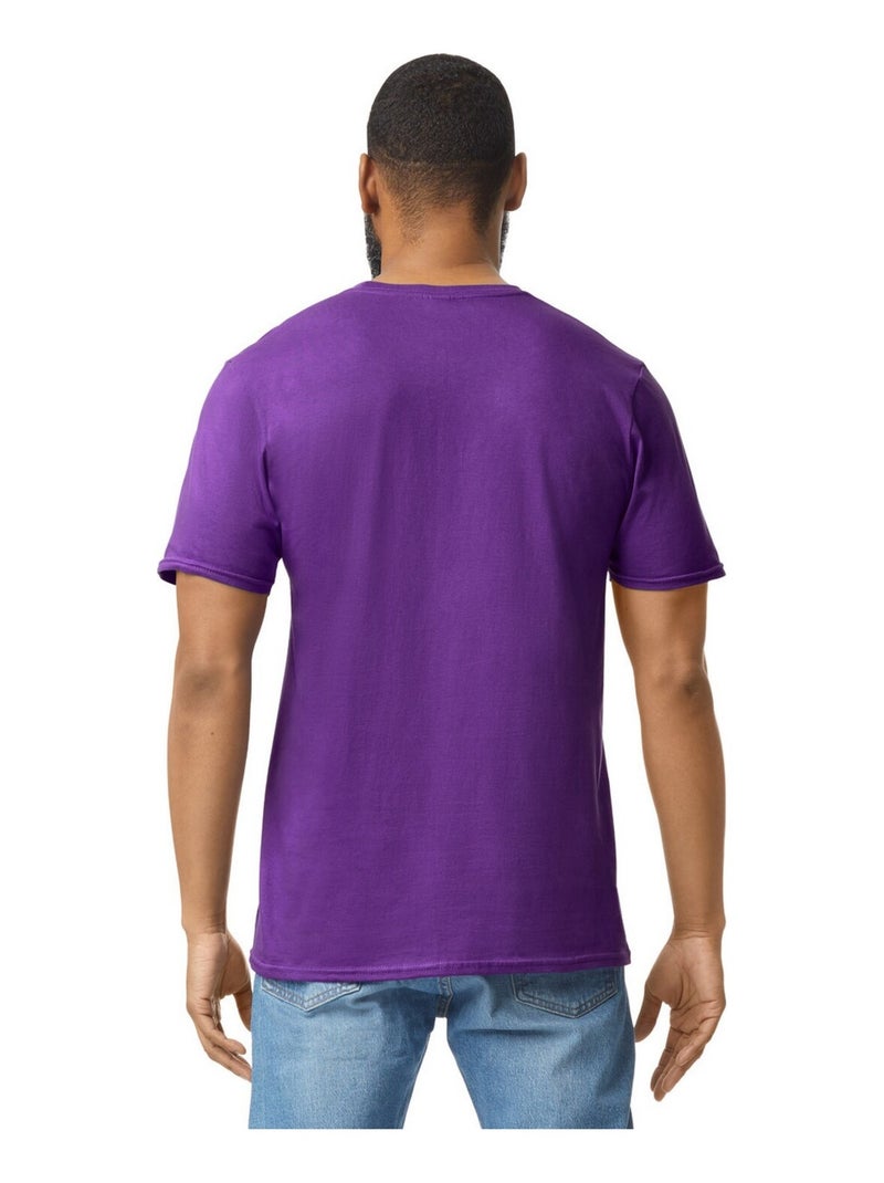 Gildan - T-shirt motif/style uni SOFTSTYLE Violet - Kiabi