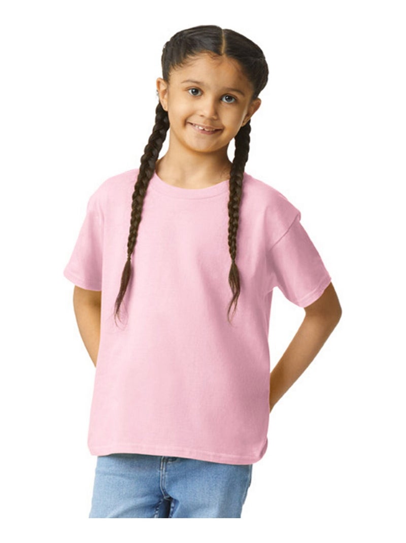 Gildan - T-shirt Rose clair - Kiabi