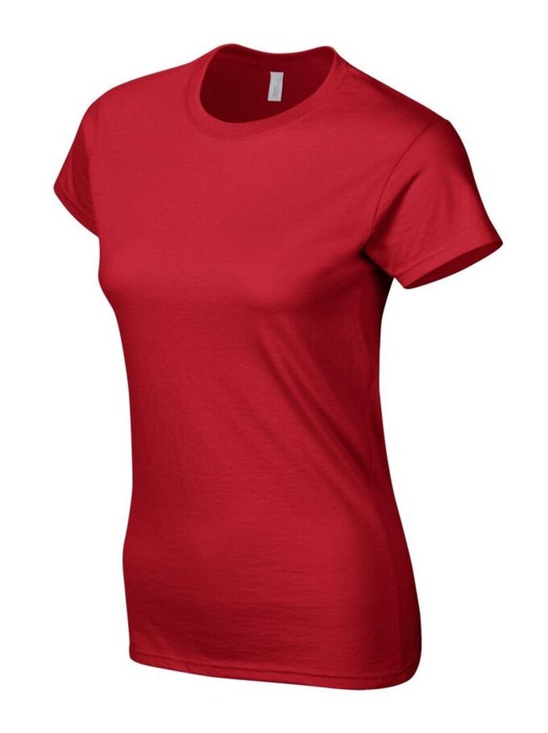 Gildan - T-shirt Rouge - Kiabi