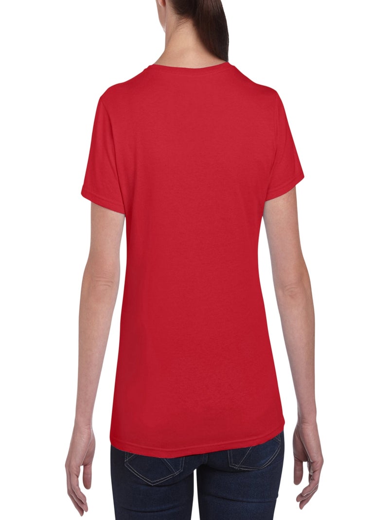 Gildan - T-shirt Rouge - Kiabi