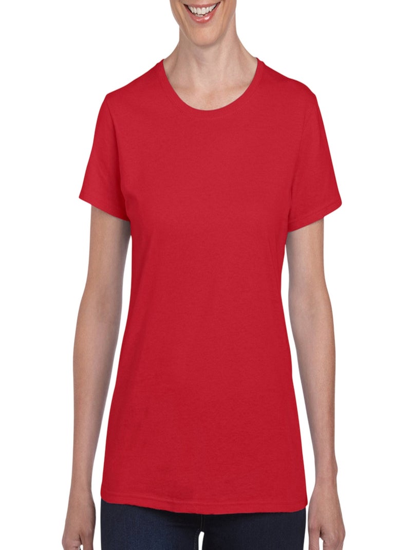 Gildan - T-shirt Rouge - Kiabi