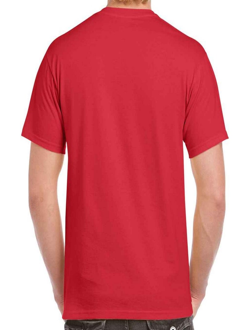 Gildan - T-shirt Rouge - Kiabi