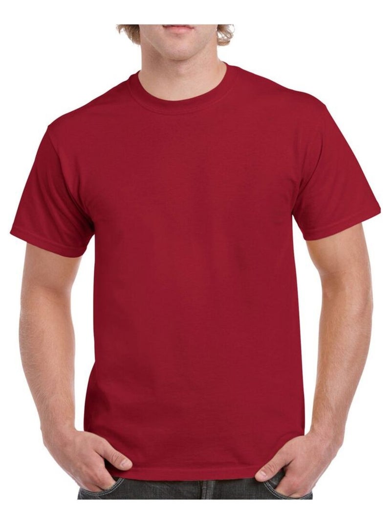 Gildan - T-shirt Rouge foncé - Kiabi