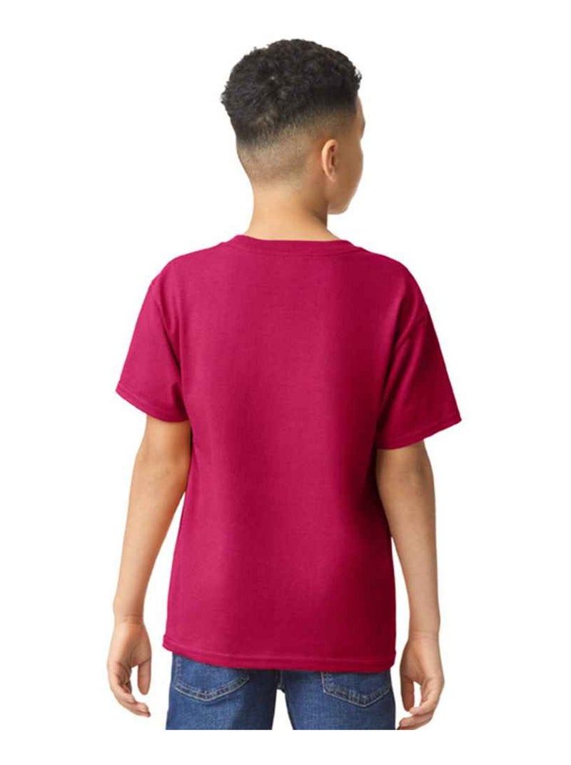 Gildan - T-shirt Rouge foncé - Kiabi