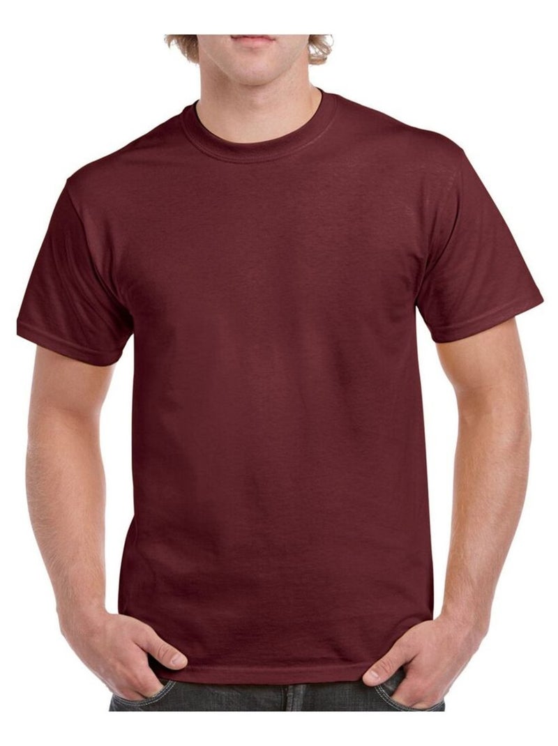 Gildan - T-shirt Rouge pourpre - Kiabi