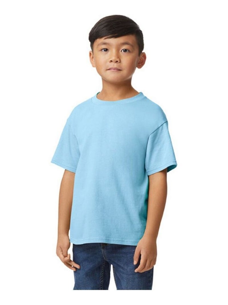 Gildan - T-shirt SOFTSTYLE Bleu clair - Kiabi