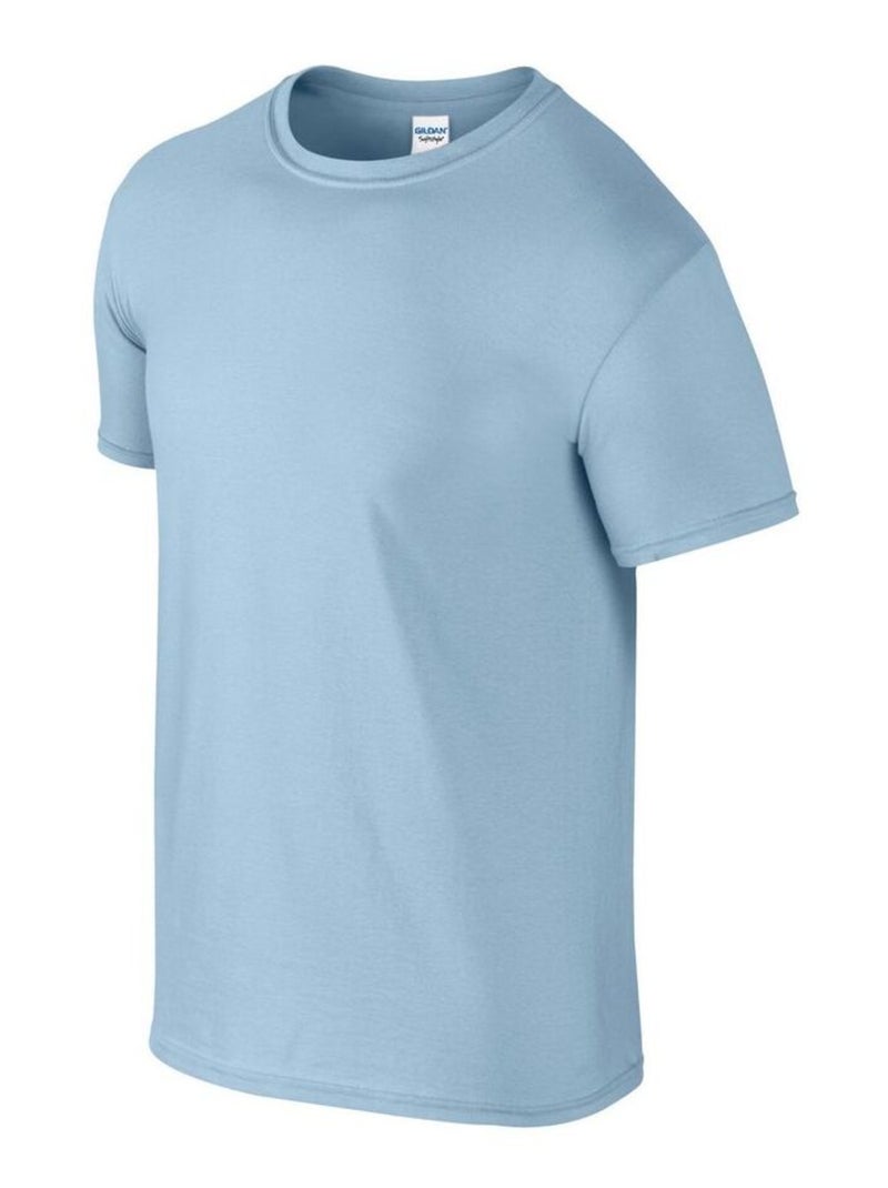 Gildan - T-shirt SOFTSTYLE Bleu clair - Kiabi